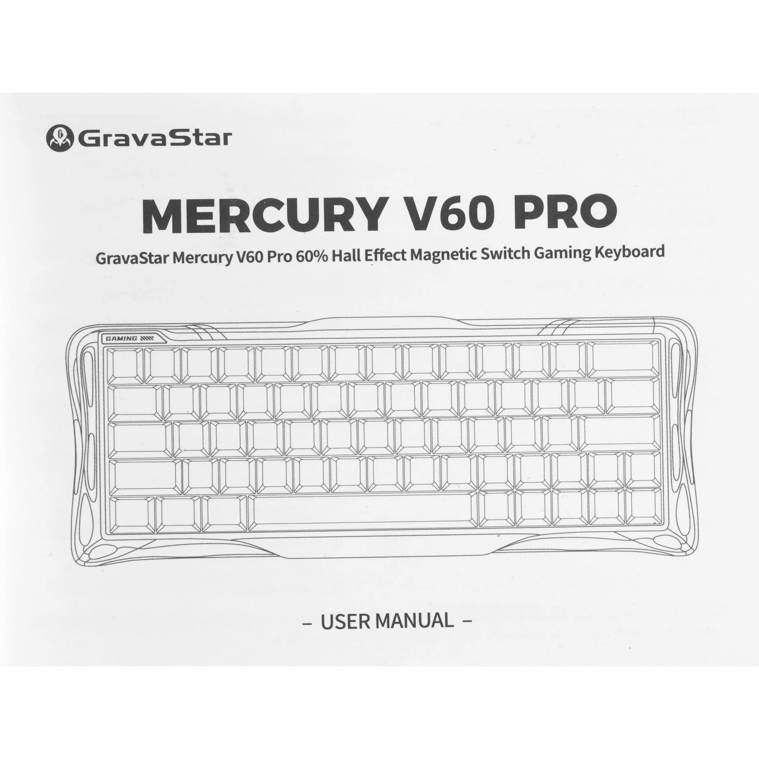 Игровая клавиатура Gravastar Mercury V60Pro (6972448924979)