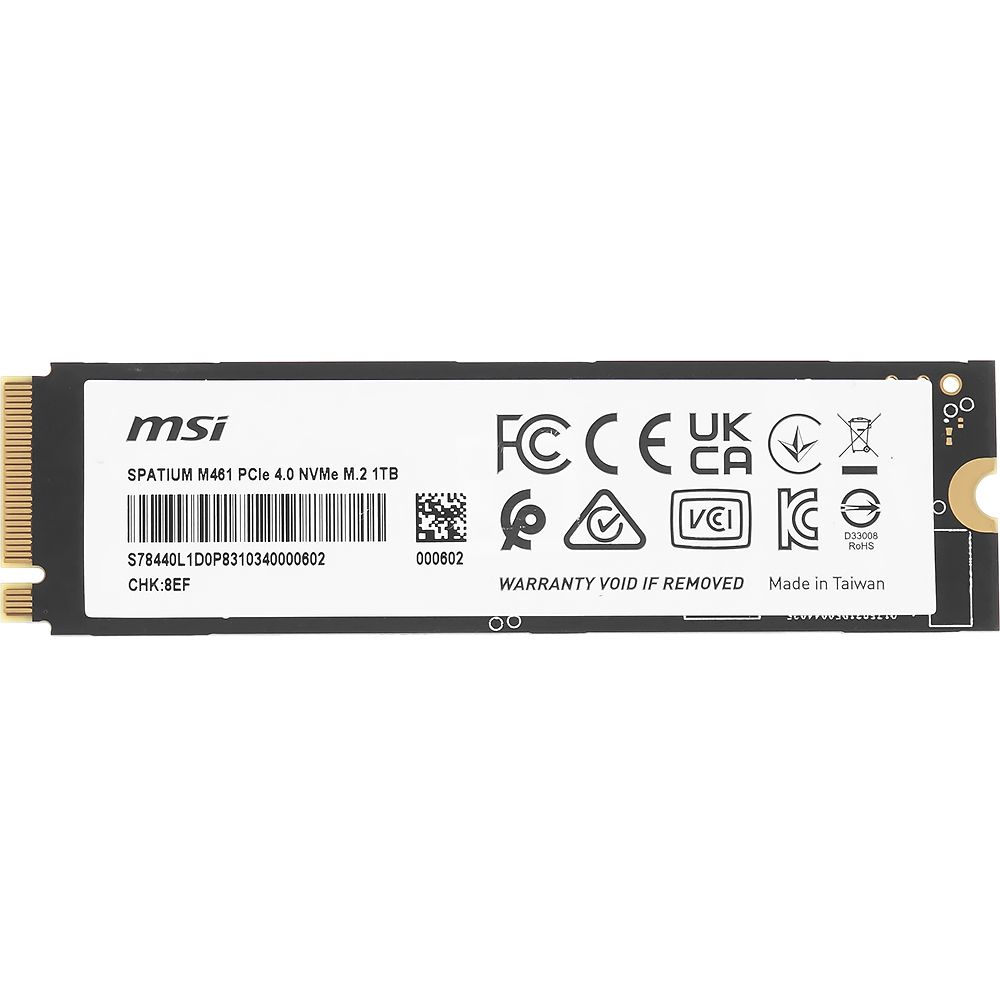 Твердотельный накопитель MSI SPATIUM M461 (S78-440L1D0-P83)