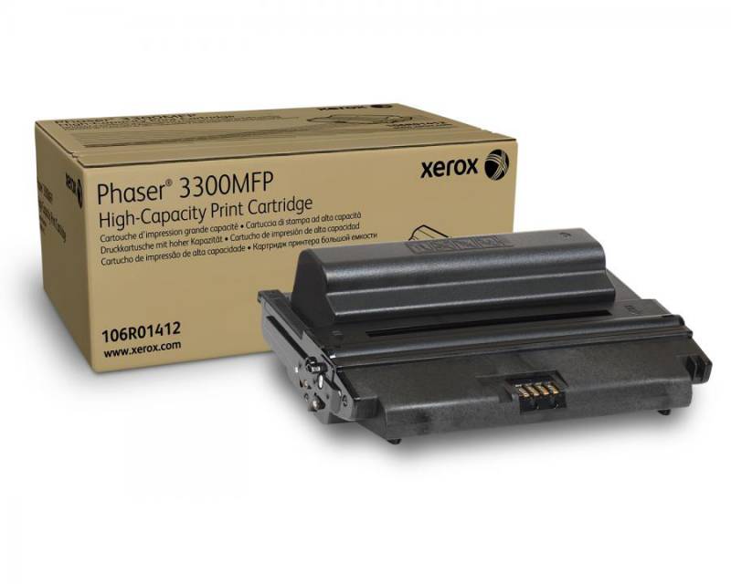 Картридж Xerox [ 106R01412 ] (black, до 8000 стр) для Phaser 3300 MFP
